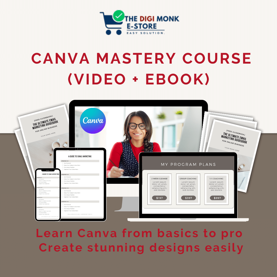 Canva Mastery Course (Video + eBook)