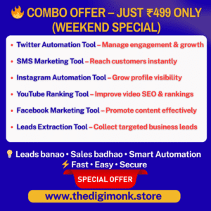 🔥 Combo Offer – Just ₹499 Only (Weekend Special)